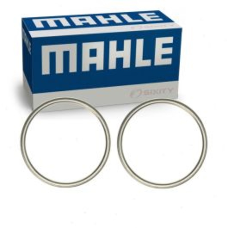 2 pc MAHLE Resonator Assm To Muffler Exhaust Pipe Flange Gaskets for 2011-2018 INFINITI M37 Q70 Q70L 3.5L 3.7L V6