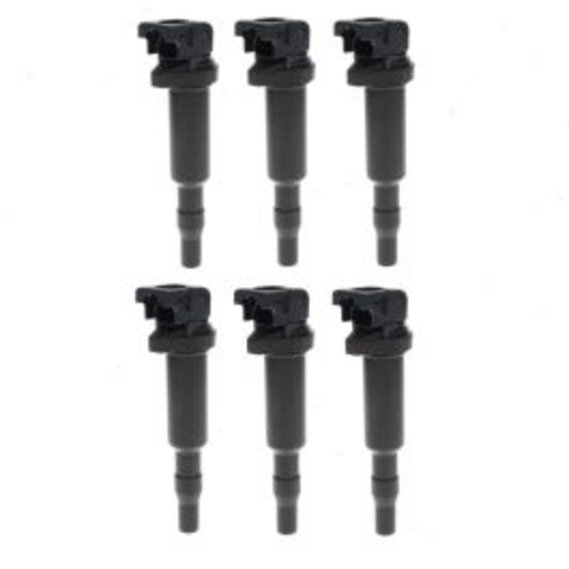 6 pc Hitachi Ignition Coils for 2003-2006 BMW 330Ci 3.0L L6