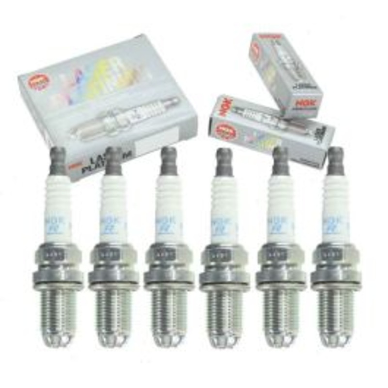 6 pc NGK Laser Platinum Spark Plugs for 1998-2000 BMW 323i 2.5L L6