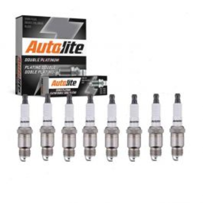 8 pc Autolite Double Platinum Spark Plug for 1970 Chevrolet P20 Van 7.4L V8