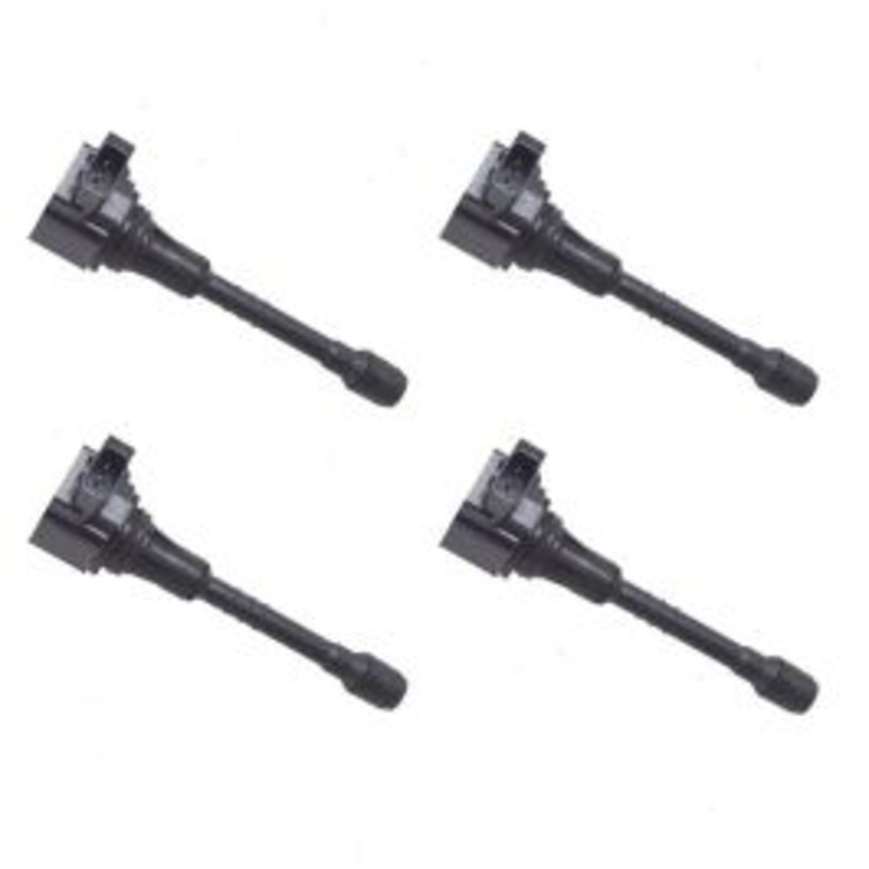 4 pc Hitachi Front Ignition Coils for 2011-2013 Infiniti QX56 5.6L V8