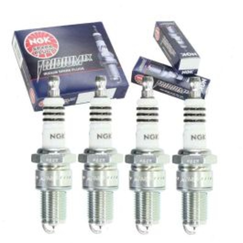 4 pc NGK Iridium IX Spark Plugs for 1975-1976 Nissan B210 1.4L L4