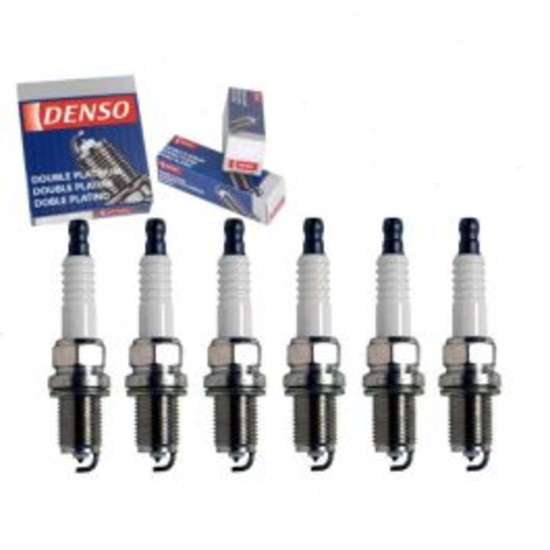 6 pc DENSO Double Platinum Spark Plugs for 1992-1993 Dodge W150 3.9L V6