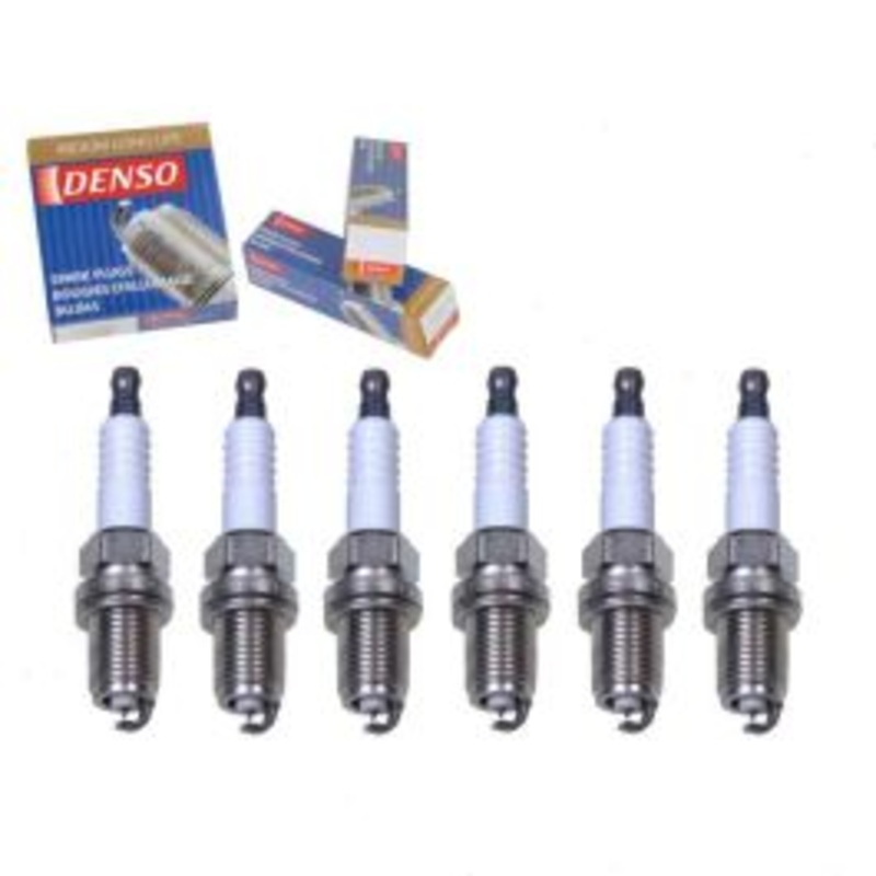 6 pc DENSO Iridium Long Life Spark Plugs for 1993-1997 Toyota Land Cruiser 4.5L L6