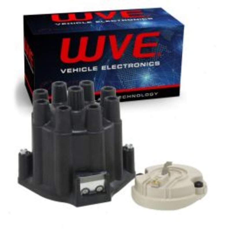 Wells WVE Distributor Cap & Rotor Kit for 1966-1974 Jeep Cherokee CJ5 CJ6 Commando Gladiator J J-100 J-2500 J-2600 J-4500 5.0L 5.3L 5.4L 5.7L 5.9L 6.6L V8