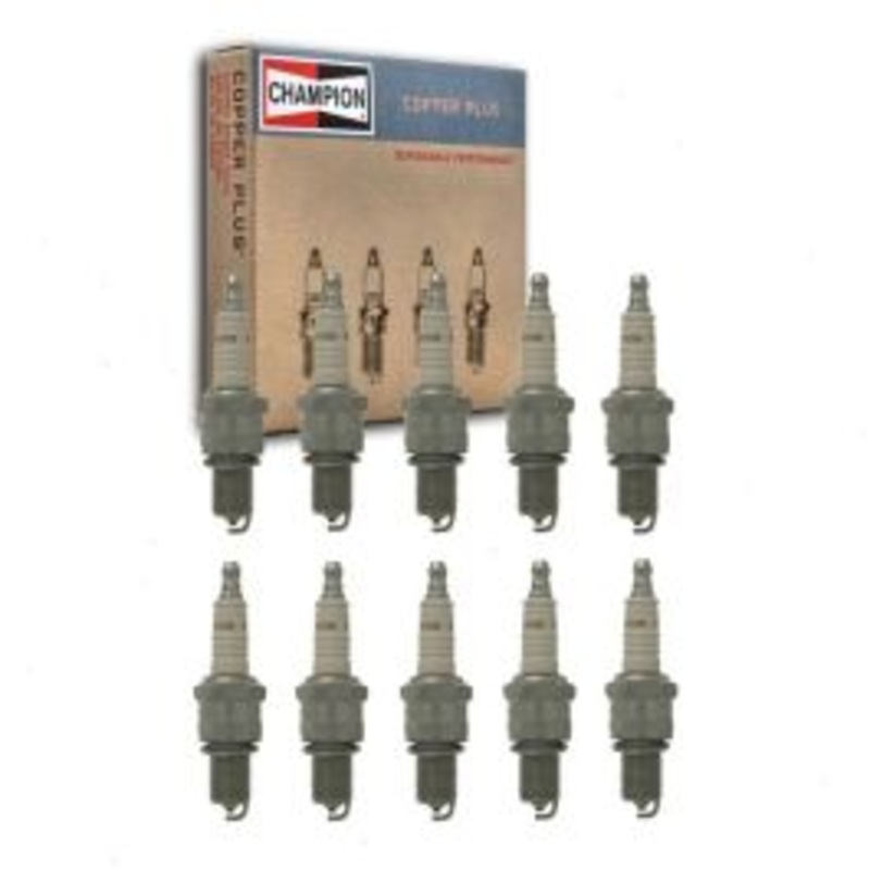 10 pc Champion Copper Plus 954 RN57YCC Spark Plugs