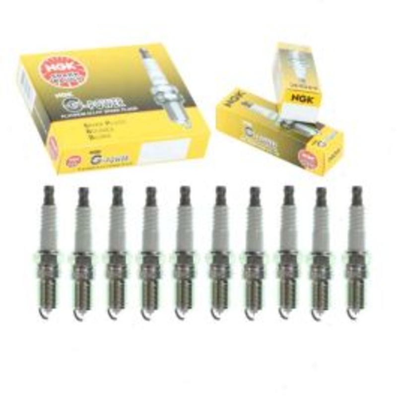 10 pc NGK G-Power Spark Plugs for 2000-2002 Ford E-450 Econoline Super Duty Stripped 6.8L V10