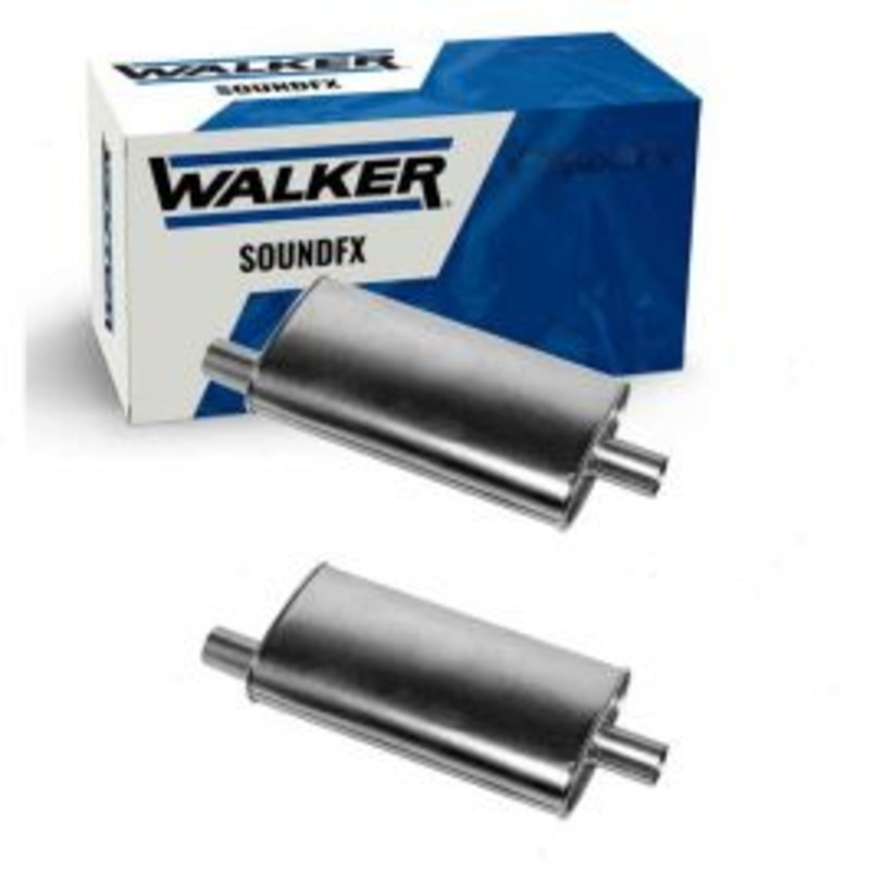 2 pc Walker SoundFX Exhaust Mufflers for 1969-1971 Mercury Montego 5.8L 6.4L 7.0L V8