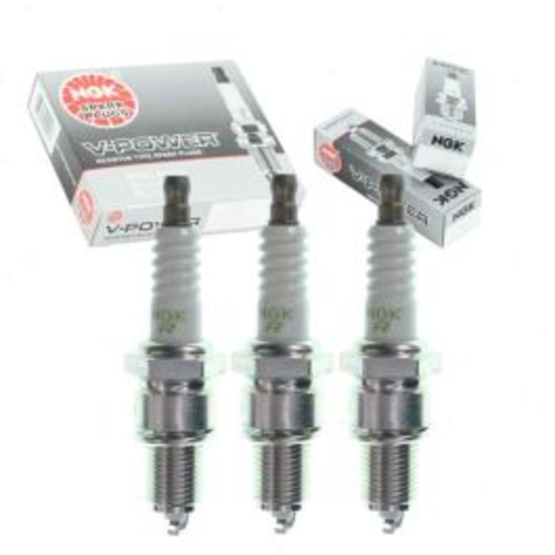 3 pc NGK V-Power Spark Plugs for 1992-1994 Suzuki Swift 1.0L L3