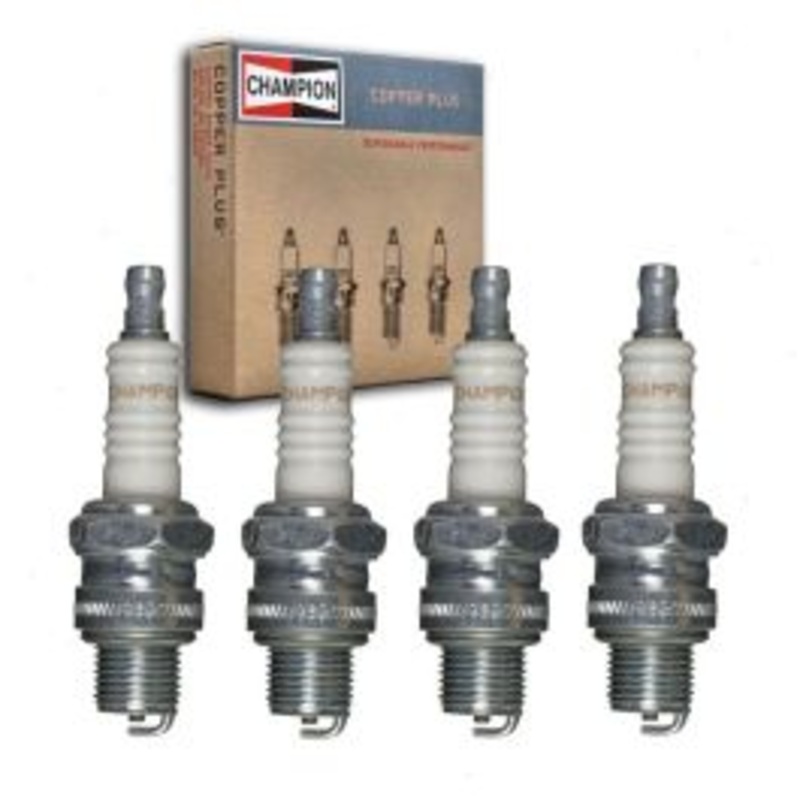 4 pc Champion Copper Plus Spark Plugs for 1954-1955 Swallow Doretti 2.0L L4