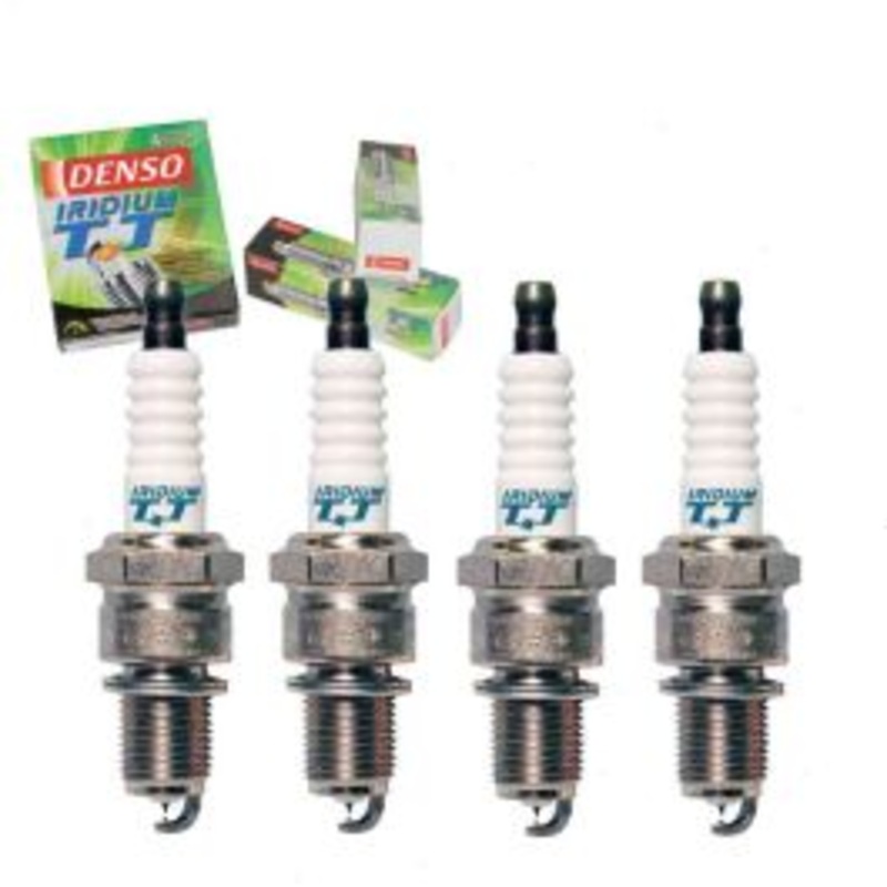 4 pc DENSO Iridium TT Spark Plugs for 1972-1976 Renault R15 1.6L L4