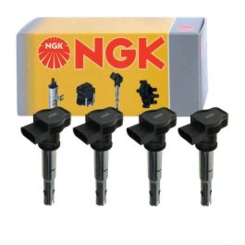 4 pc NGK Ignition Coils for 2009-2013 Audi A3 Quattro 2.0L L4