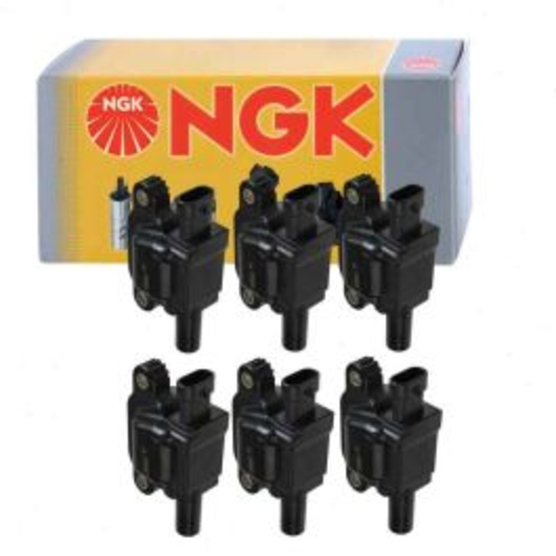 6 pc NGK Ignition Coils for 2014-2019 GMC Sierra 1500 4.3L V6