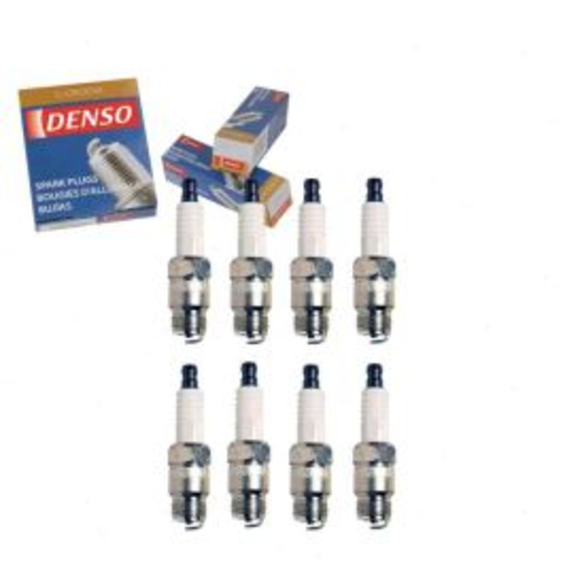 8 pc DENSO Standard U-Groove Spark Plugs for 1975-1976 GMC C25 Suburban 5.7L 7.4L V8