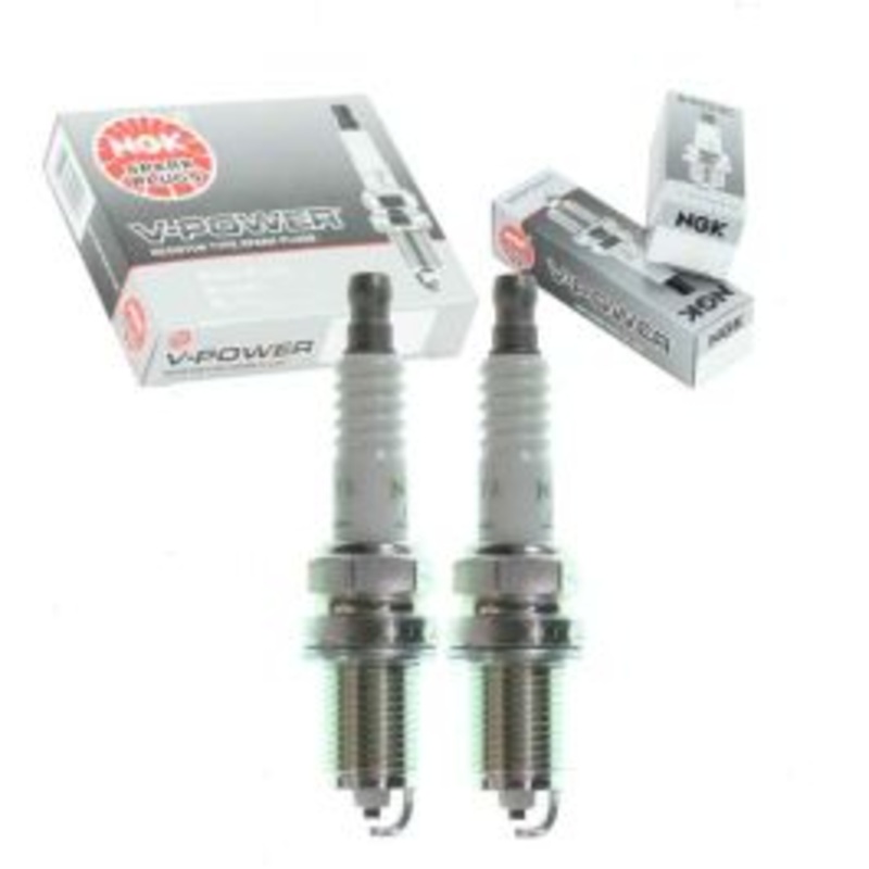 2 pc NGK V-Power 2526 BKR5EYA-11 Spark Plugs