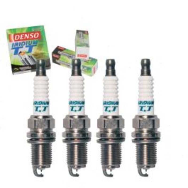 4 pc DENSO Iridium TT Spark Plugs for 1992-1995 Mazda MX-3 1.6L L4