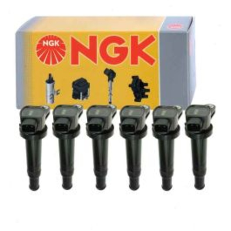 6 pc NGK Ignition Coils for 2007-2010 Kia Magentis 2.7L V6