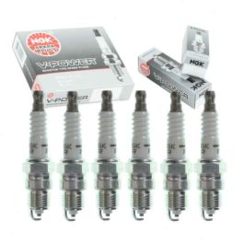 6 pc NGK V-Power Spark Plugs for 1990-1995 Pontiac Trans Sport 3.1L V6