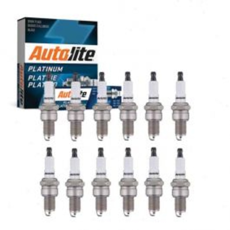 12 pc Autolite Platinum Spark Plug for 1968-1978 Lamborghini Espada 3.9L
