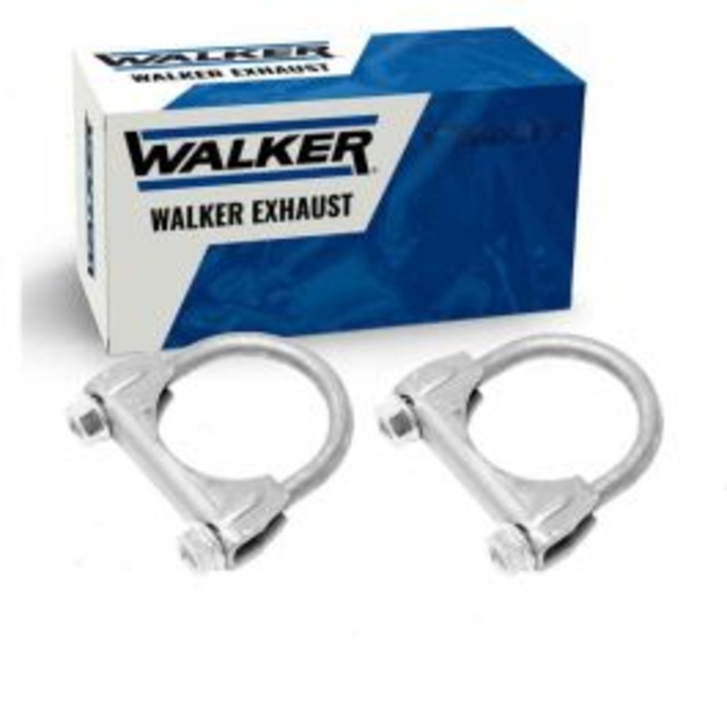 2 pc Walker Exhaust Clamps for 1965 Mercury Commuter 6.4L V8