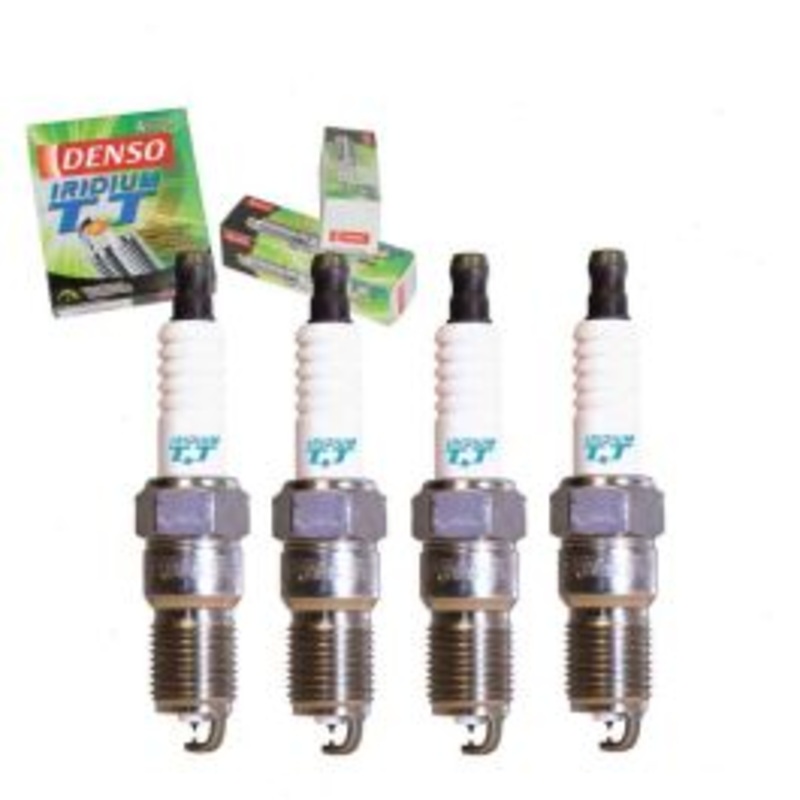 4 pc DENSO Iridium TT Spark Plugs for 1985-1987 Ford Tempo 2.3L L4