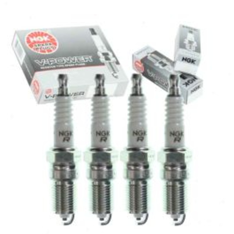 4 pc NGK V-Power Spark Plugs for 1978-1982 Ford Fairmont 2.3L L4