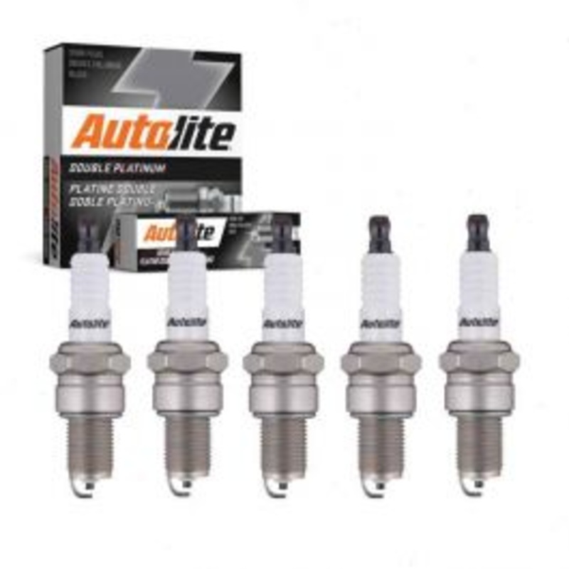5 pc Autolite Double Platinum Spark Plug for 1992-1993 Volkswagen