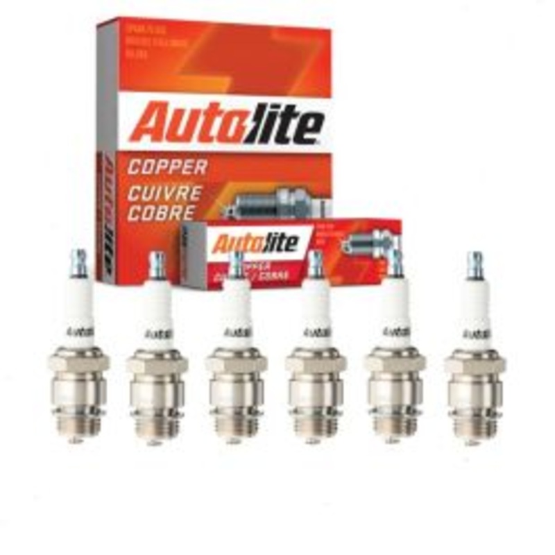 6 pc Autolite Copper Core Spark Plugs for 1939-1940 Studebaker Champion 2.7L L6
