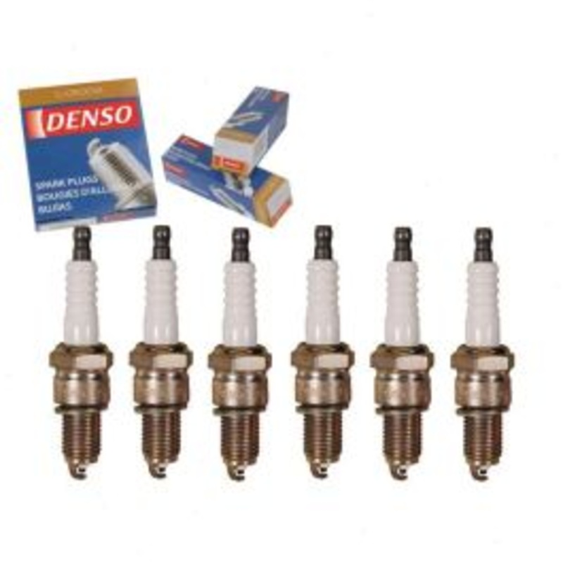 6 pc DENSO Standard U-Groove Spark Plugs for 1971-1973 International 1010 3.8L 4.2L L6