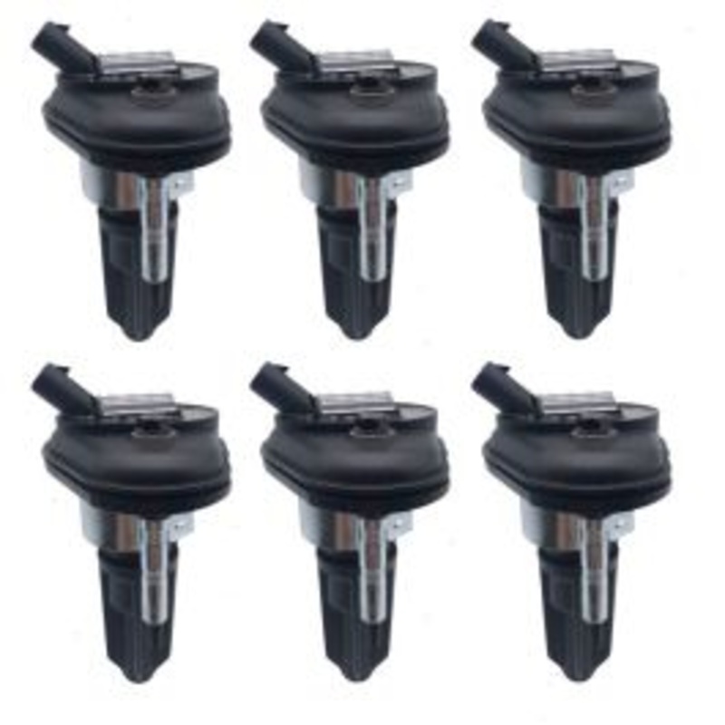 6 pc Hitachi Ignition Coils for 2002-2005 GMC Envoy 4.2L L6