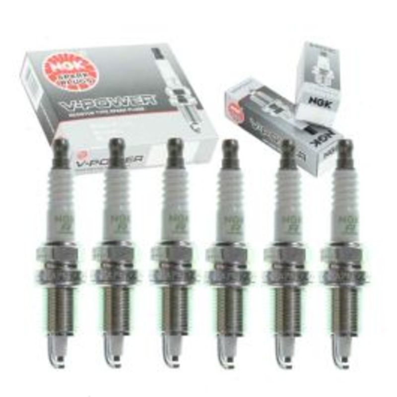 6 pc NGK V-Power Spark Plugs for 1987-1993 BMW 325i 2.5L L6