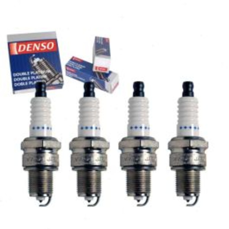 4 pc DENSO Double Platinum Spark Plugs for 1975-1976 BMW 2002 2.0L L4