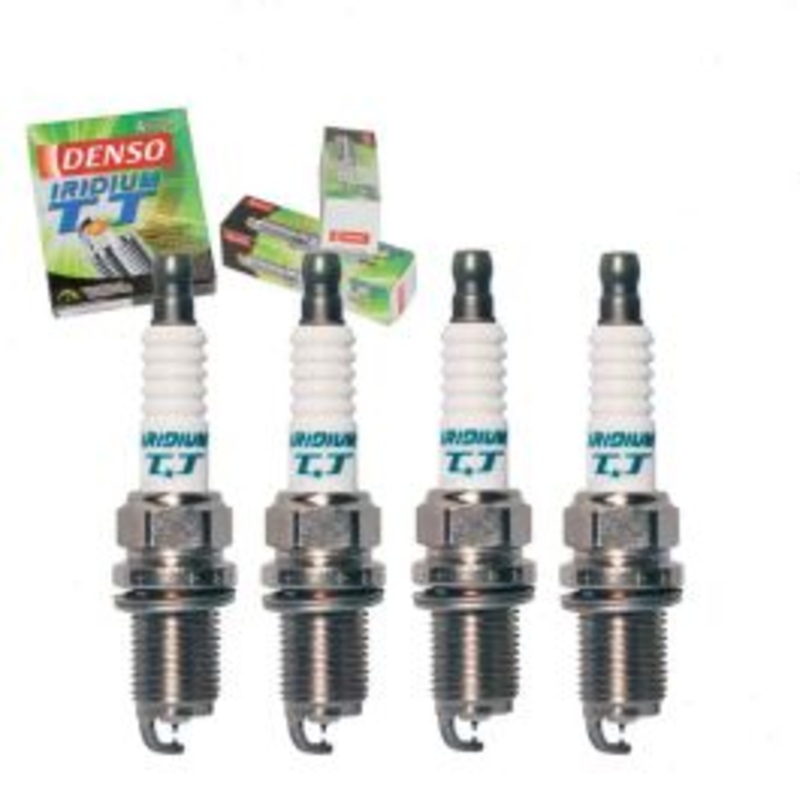 4 pc DENSO Iridium TT Spark Plugs for 1990-1992 Isuzu Impulse 1.6L 1.8L L4