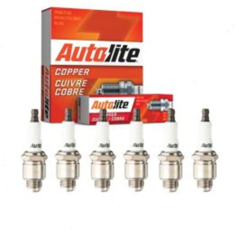 6 pc Autolite Copper Core Spark Plugs for 1939 Fargo FH1 Panel Delivery 3.3L L6