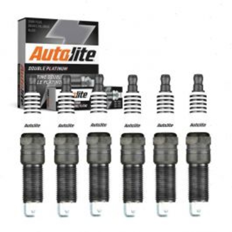 6 pc Autolite Double Platinum Spark Plug for 2001-2010 Dodge Grand Caravan