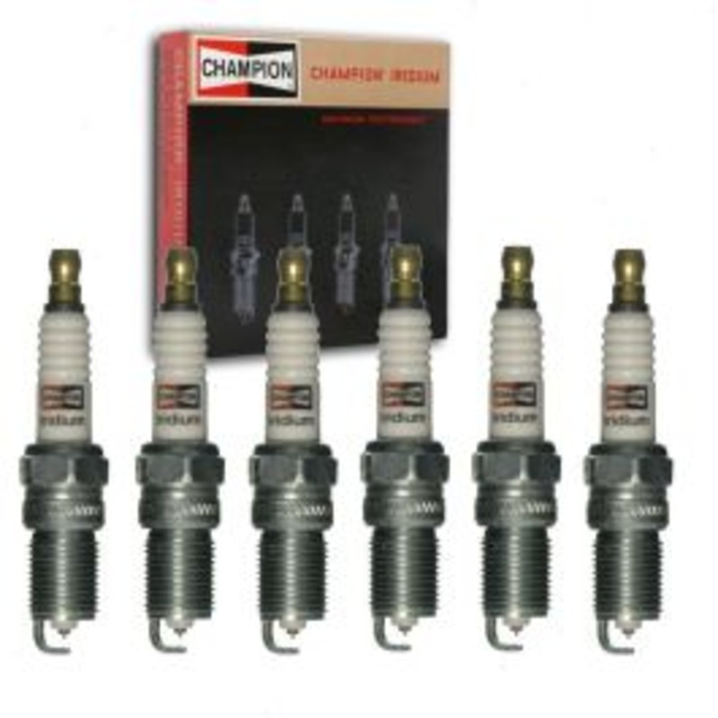 6 pc Champion Iridium Spark Plugs for 1996-2006 GMC Savana 2500 4.3L V6