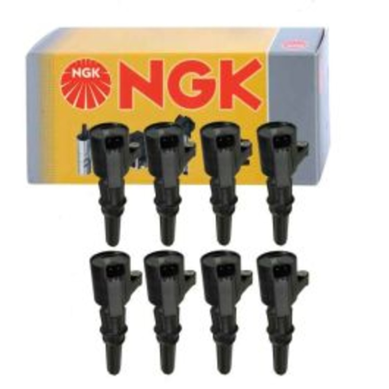 8 pc NGK Ignition Coils for 1997-1998 Ford E-350 Econoline 5.4L V8