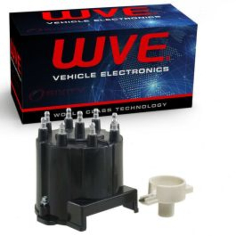 Wells WVE Distributor Cap & Rotor Kit for 1987-1997 GMC C1500 C1500 Suburban C2500 C2500 Suburban C3500 Caballero G1500 5.0L 5.7L 7.4L V8