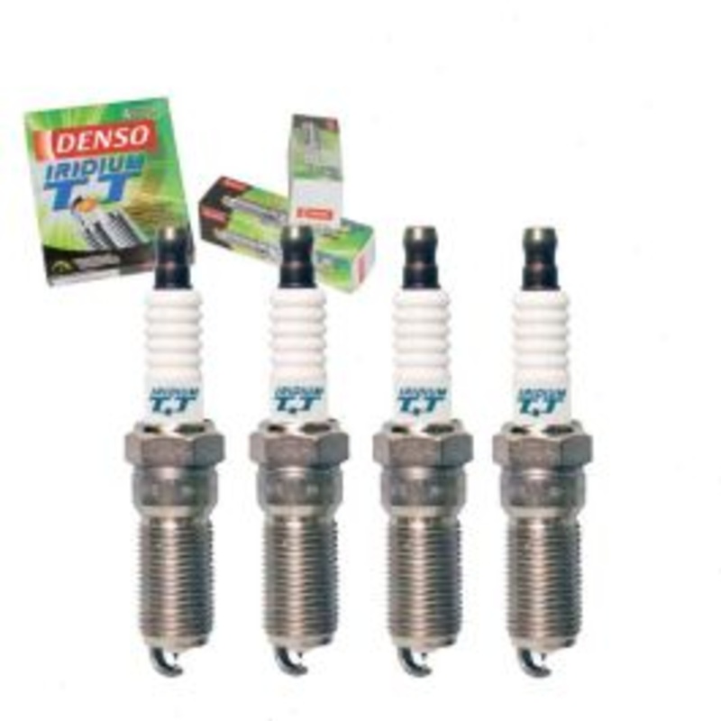 4 pc DENSO Iridium TT Spark Plugs for 2007-2009 Saturn Aura 2.4L L4