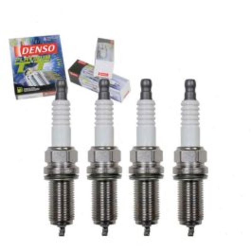 4 pc DENSO Platinum TT Spark Plugs for 2013-2014 Hyundai Genesis Coupe 2.0L L4