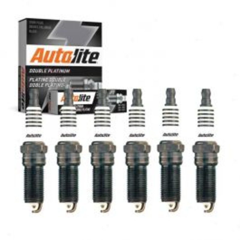 6 pc Autolite Double Platinum APP5364 Spark Plug