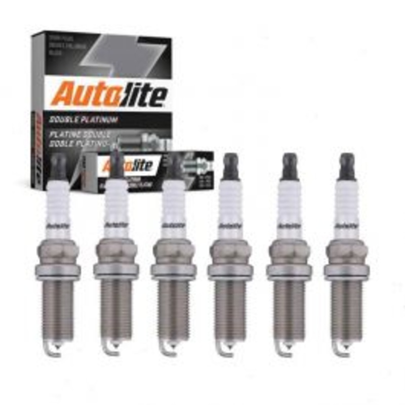 6 pc Autolite Double Platinum Spark Plug for 2006-2007 BMW 530i
