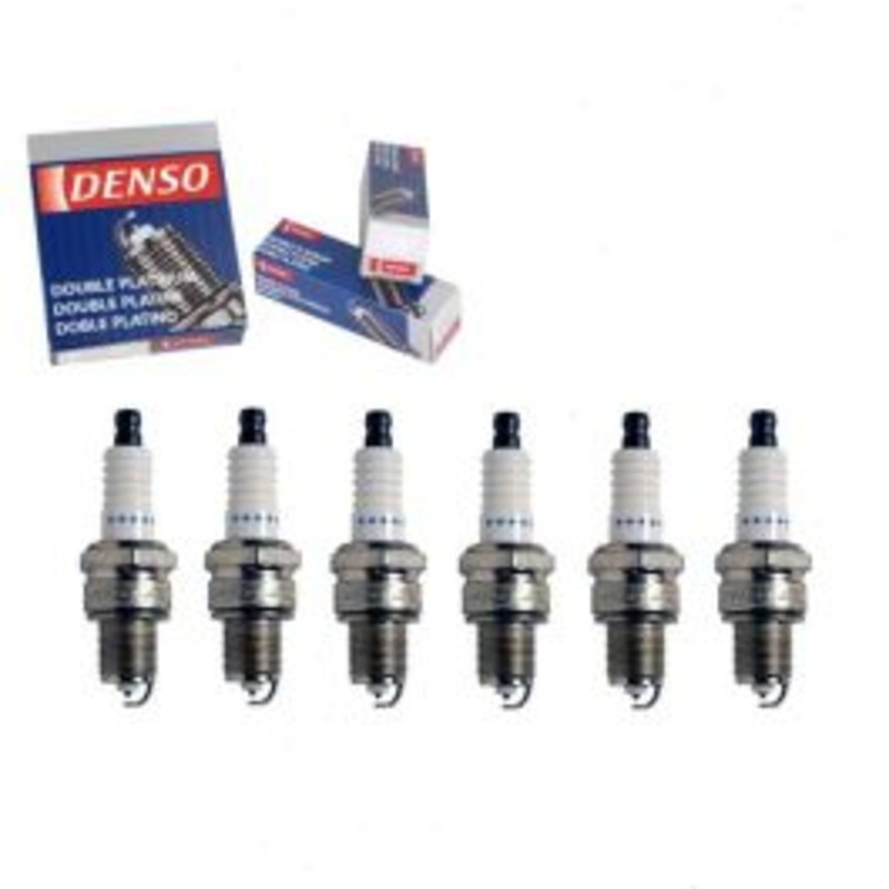 6 pc DENSO Double Platinum Spark Plugs for 1965-1968 American Motors American 3.3L 3.8L L6