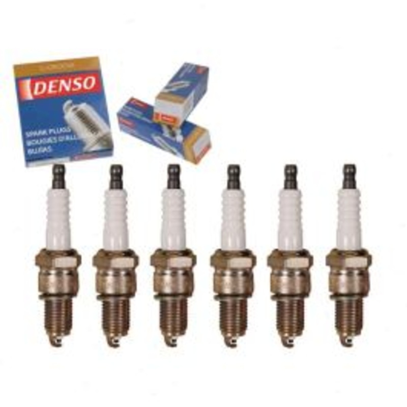 6 pc DENSO Standard U-Groove Spark Plugs for 1962 Dodge Lancer 2.8L L6