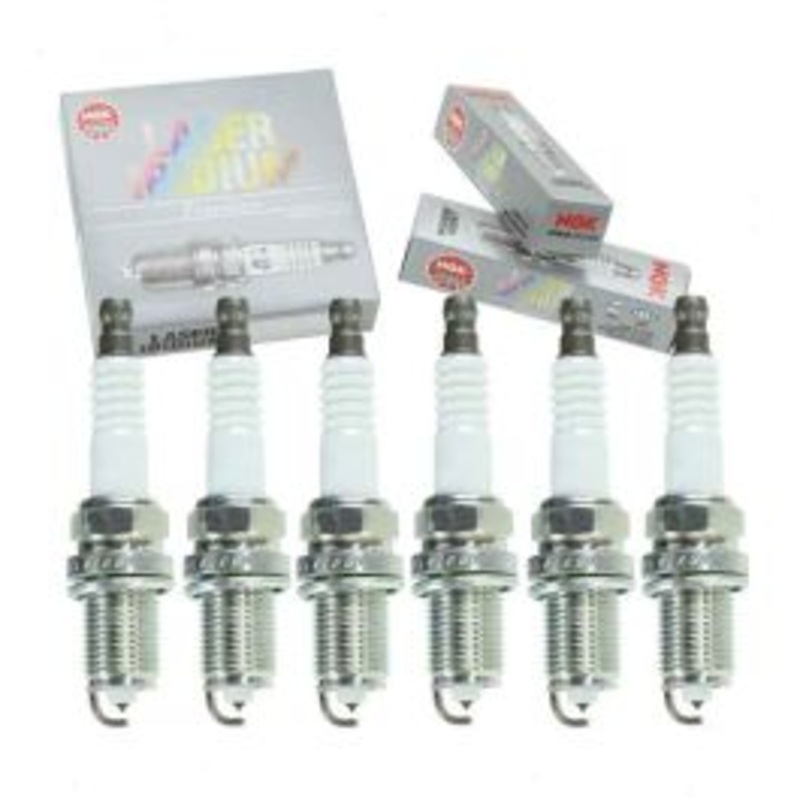 6 pc NGK Laser Iridium Spark Plugs for 2001-2010 Toyota Highlander 3.0L 3.3L V6