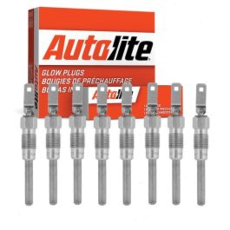 8 pc Autolite Diesel Glow Plugs for 1995-1999 Chevrolet Tahoe