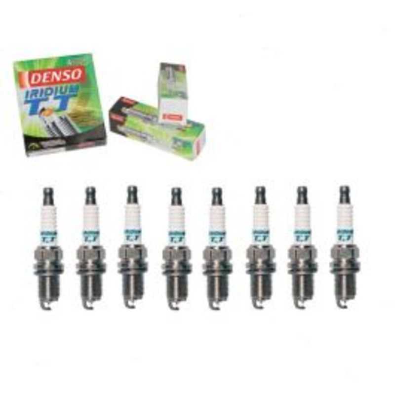 8 pc DENSO Iridium TT Spark Plugs for 1992-1993 Dodge Ramcharger 5.2L 5.9L V8