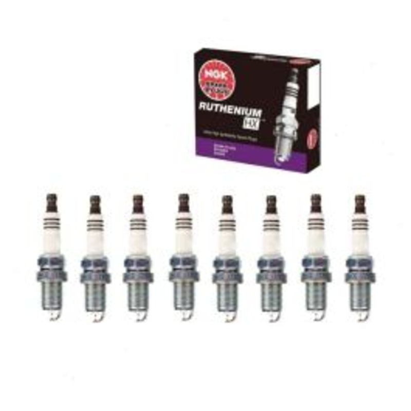 8 pc NGK Ruthenium HX Spark Plugs for 1999-2003 Dodge Ram 2500 Van 5.2L 5.9L V8