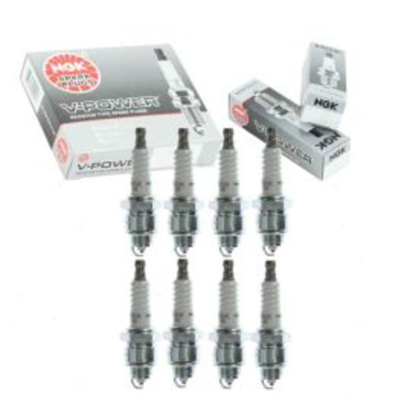 8 pc NGK V-Power Spark Plugs for 1971-1973 International 1010 5.0L 5.7L 6.4L V8