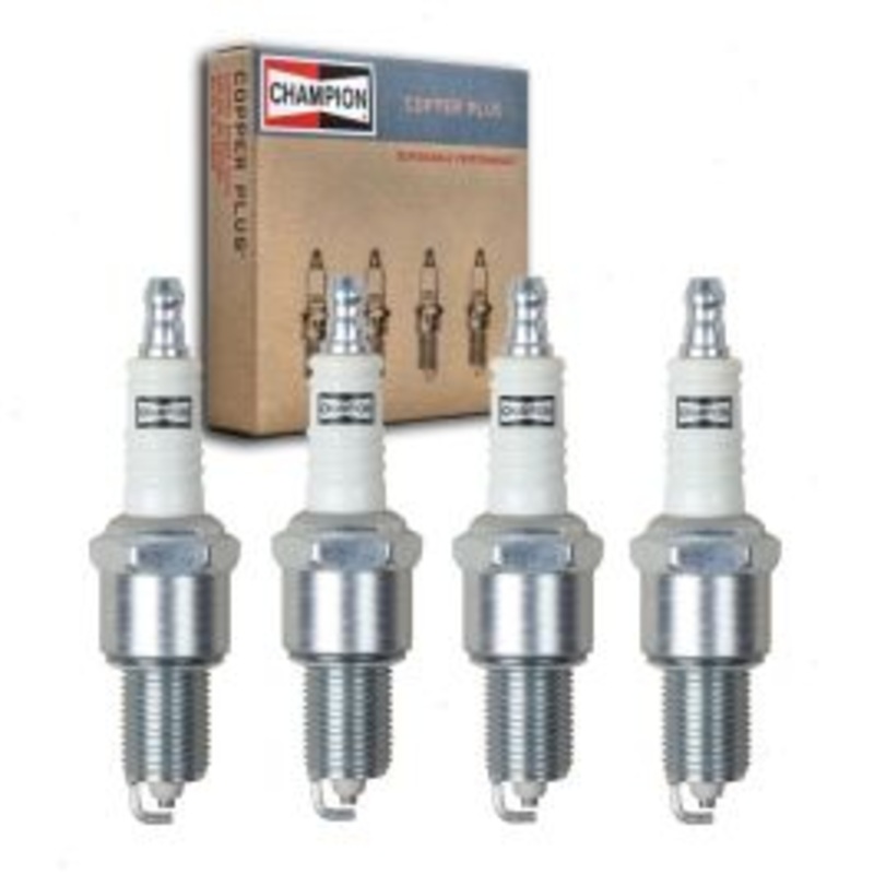 4 pc Champion Copper Plus Spark Plugs for 1972-1974 Nissan 620 Pickup 1.6L 1.8L L4